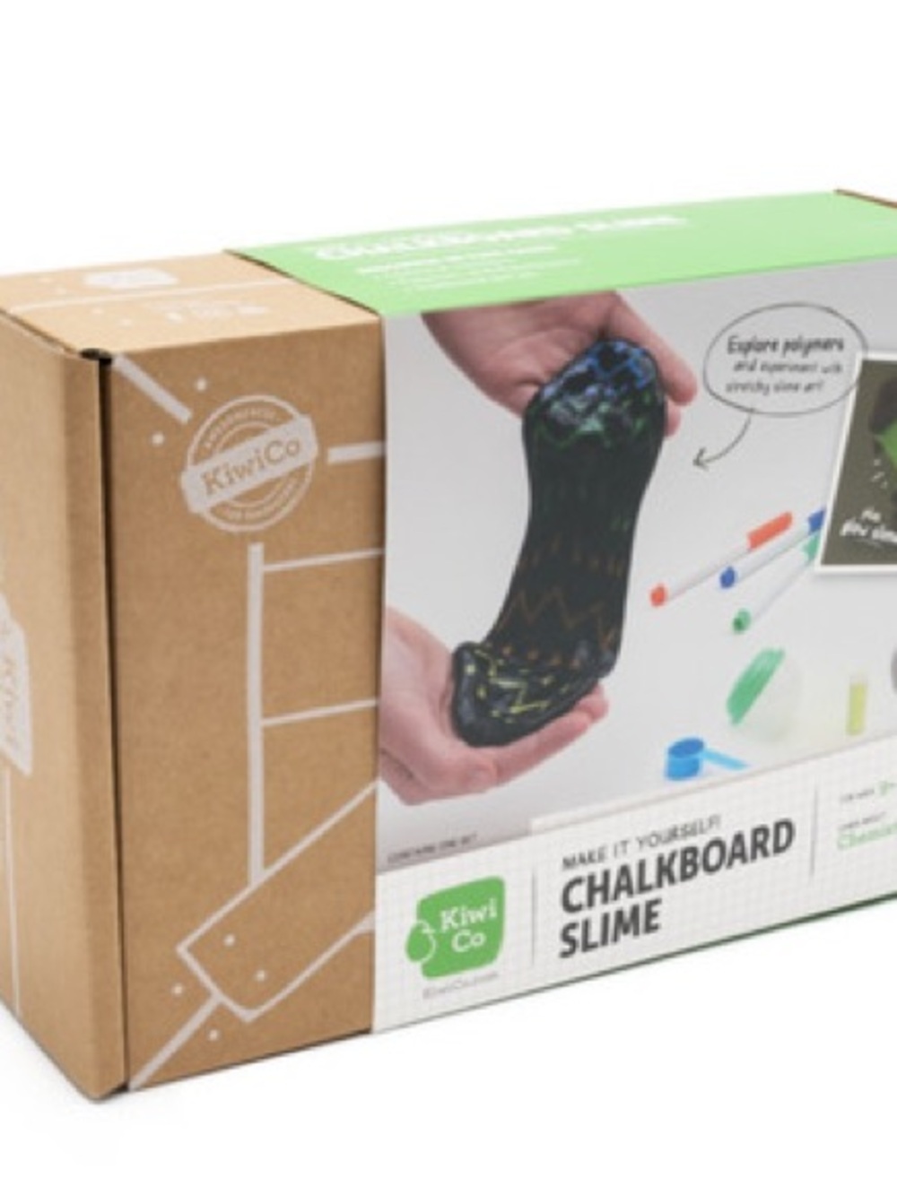 KiwiCo Chalkboard Slime Kit - Black Chalkboard Slime